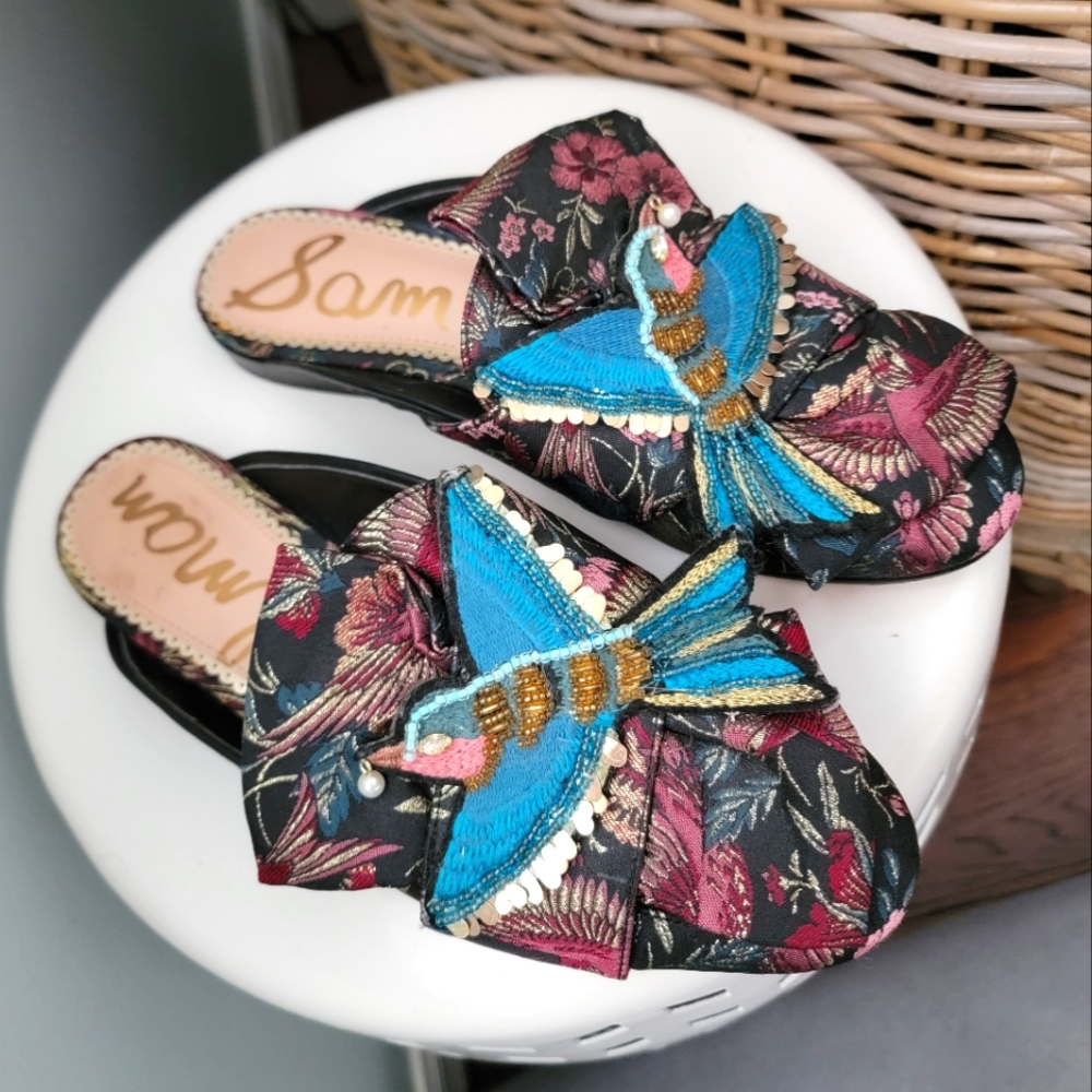 Sam Edelman Ornate Mules Slides Slippers